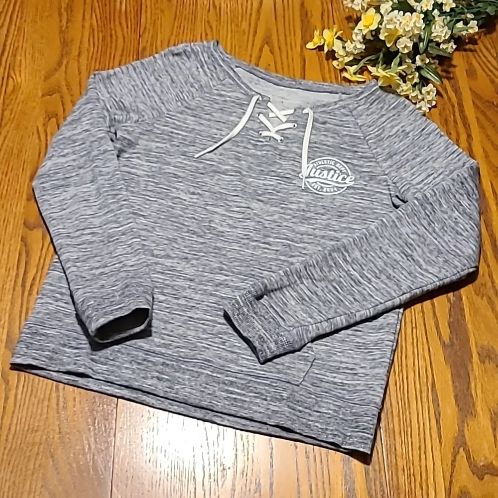 Justice Long Sleeved Athletic Shirt - Girl's 12/14